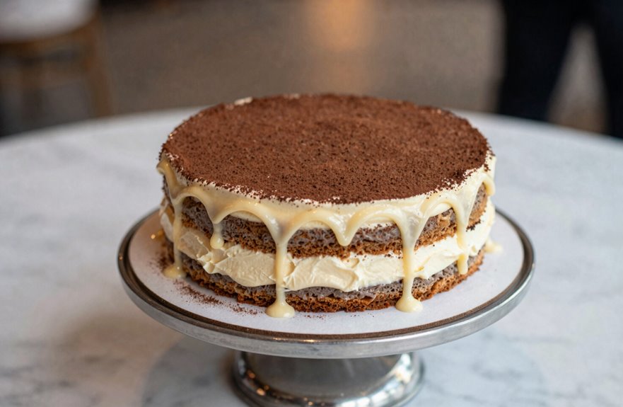 How to Identify Wedding Cake Flavor 11 coffee tiramisu buttercream sophistication