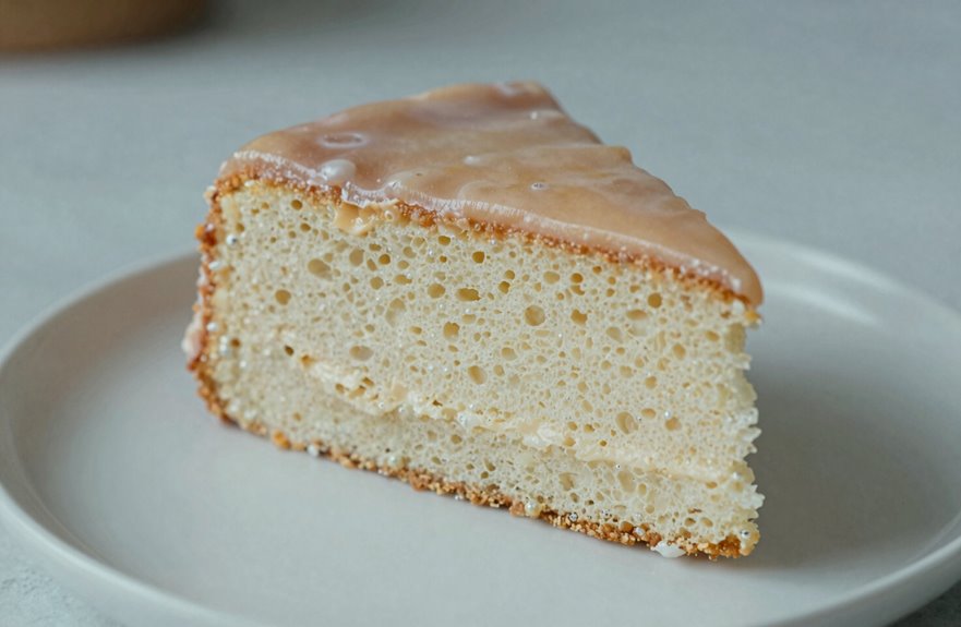 cold or room temperature cake aids healing