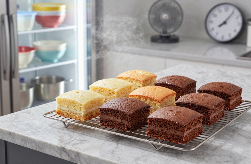 cool cakes quickly protect moisture