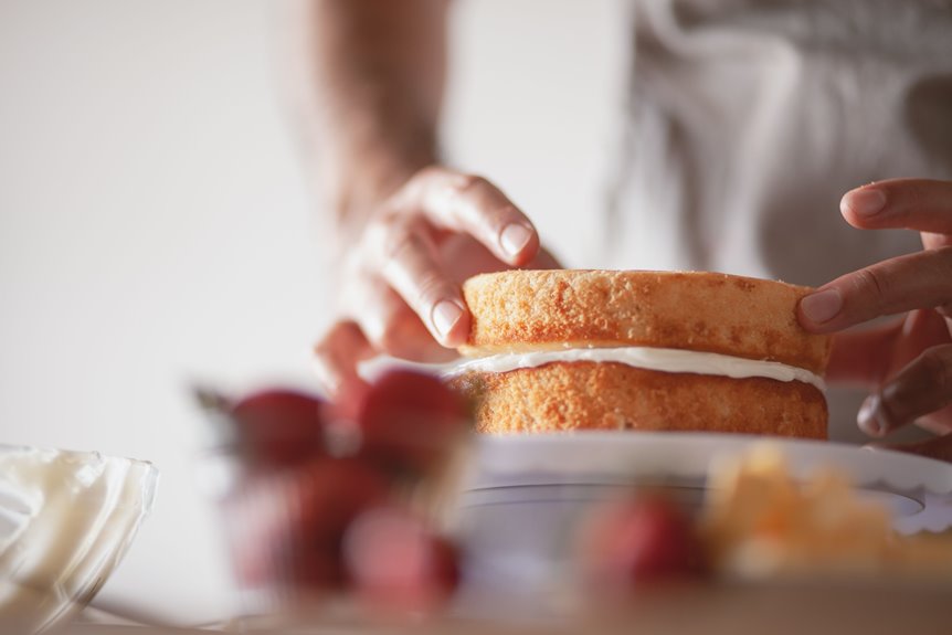 defrost wedding cake in steps