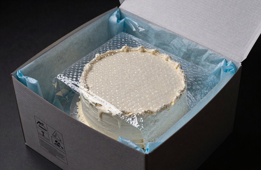 How Do You Ship a Cake Safely? 2 dense pound cake sturdy buttercream