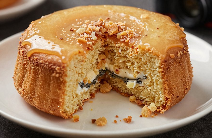 dense sticky crunchy cake avoidance
