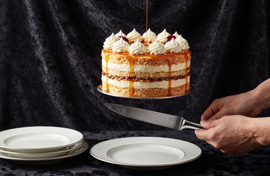 hanging cake cutting protocol