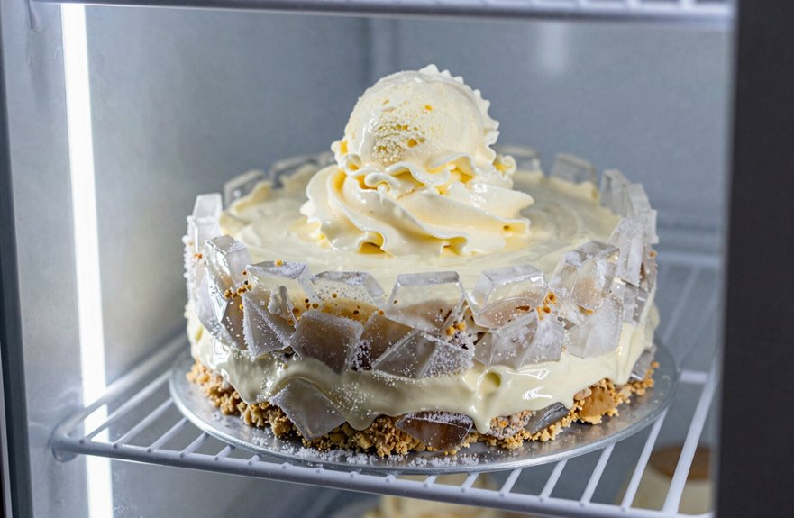 ice cream cake melts quickly