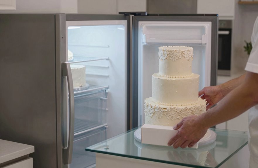 How to Thaw a Wedding Cake in 5 Simple Steps 2 move cake to fridge slowly thawing