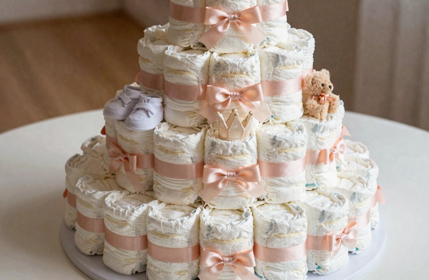 What Is a Diaper Cake? 10 personalized diaper cake with hidden treasures