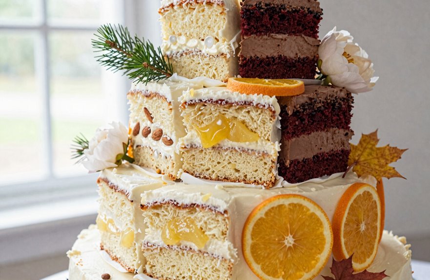 How to Identify Wedding Cake Flavor 6 seasonal wedding cake flavor trends
