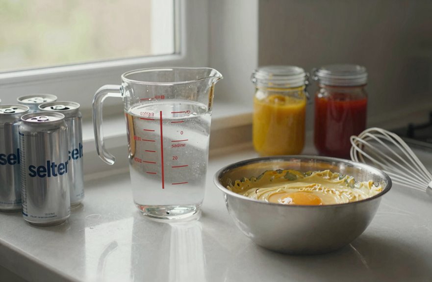 7 Best Egg Substitutes for Cake Mix 7 seltzer replaces eggs bakes airy crumb