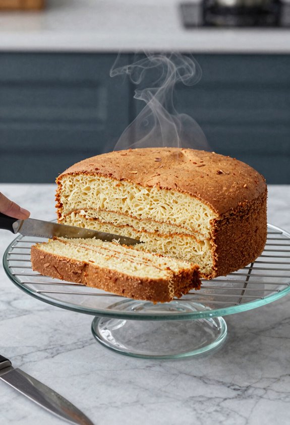 5 Quick Methods to Cool Your Cake Fast That Work 2 slice into layers for rapid cooling