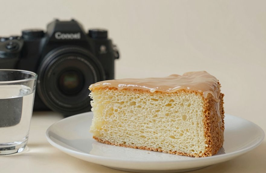 small gentle cake chewing etiquette