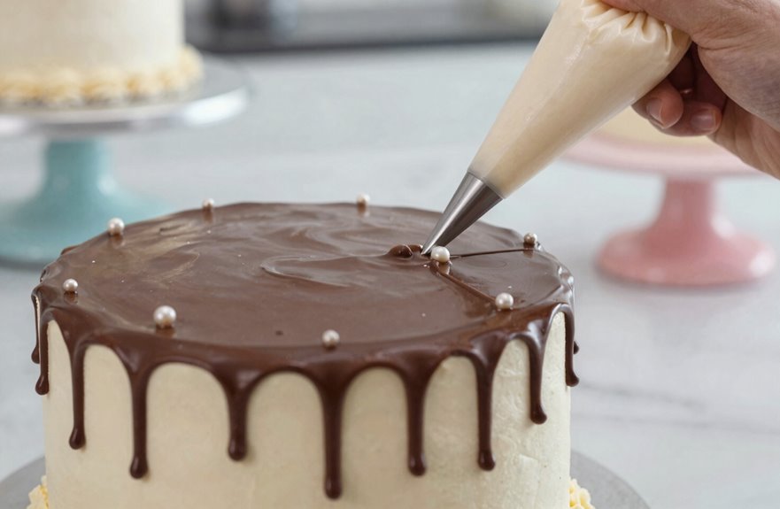 Master Drip Cake Decorating in 5 Steps 6 smooth top seamless drips chill