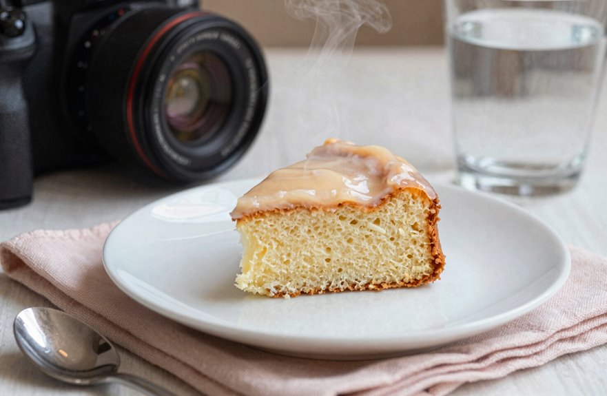 soft room temp cake small bites