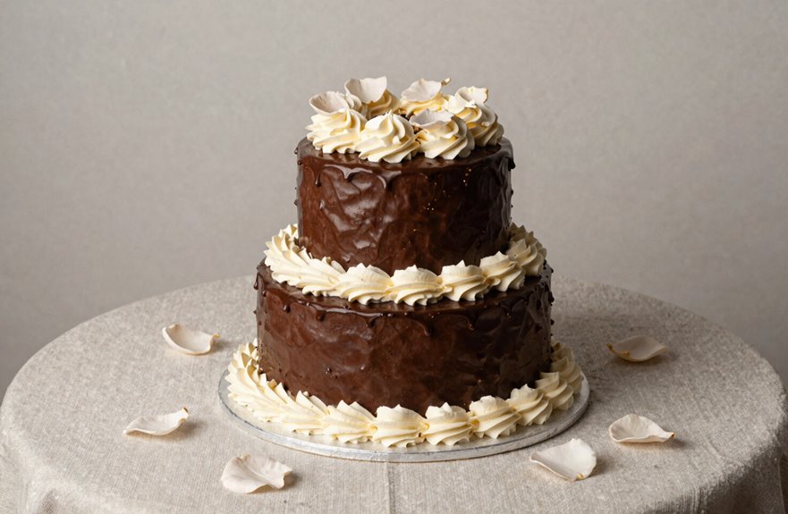 What Makes a Table Cake a Classic Dessert? 7 tall cake grand wedding centerpiece