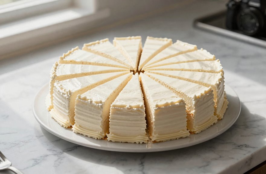 How Many Slices Are in a Half Sheet Cake? 9 taller cake perceived abundance