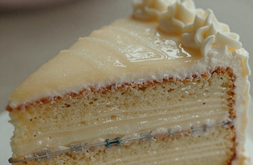 How You Can Eat Cake With Braces Successfully 5 thin silky frosting preferred