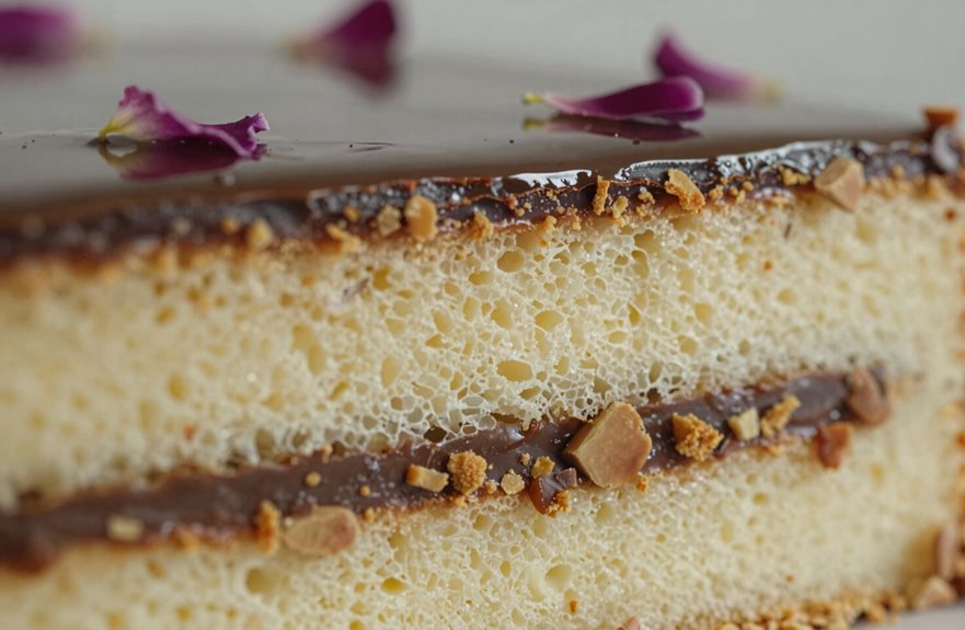 What Is a Gateau Cake? 5 whipped sponge three even layers