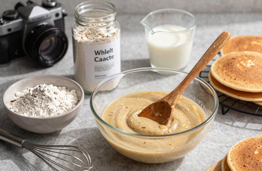How You Should Use Cake Flour When Making Pancakes 8 whole wheat vegan fluffy pancakes
